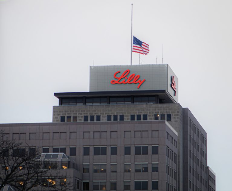 Eli Lilly Building in downtown Indianapolis